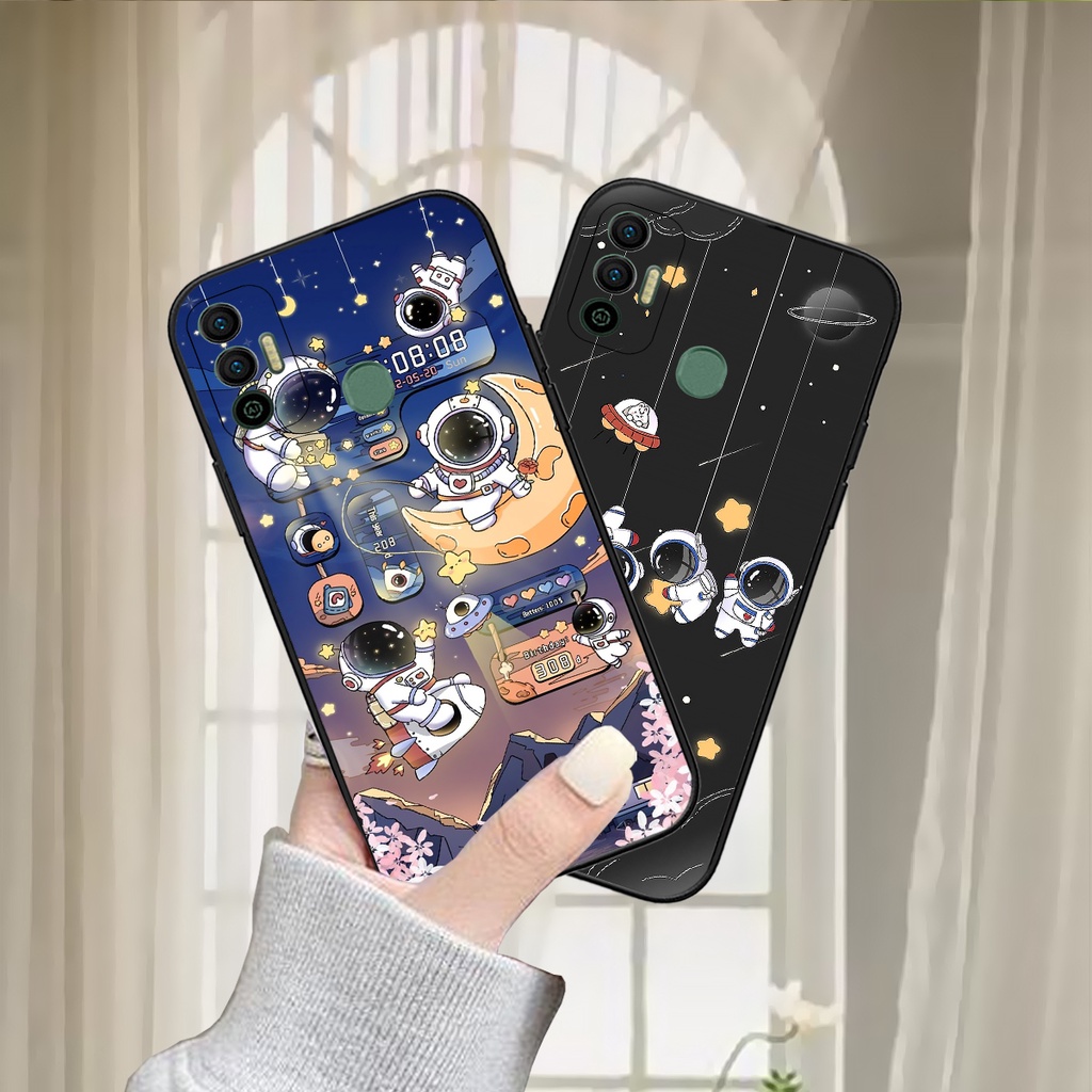 Ốp Tecno Spark 7 / 7T / 7 Pro bộ hình phi hành gia vũ trụ ngân hà mẫu mới hot trend