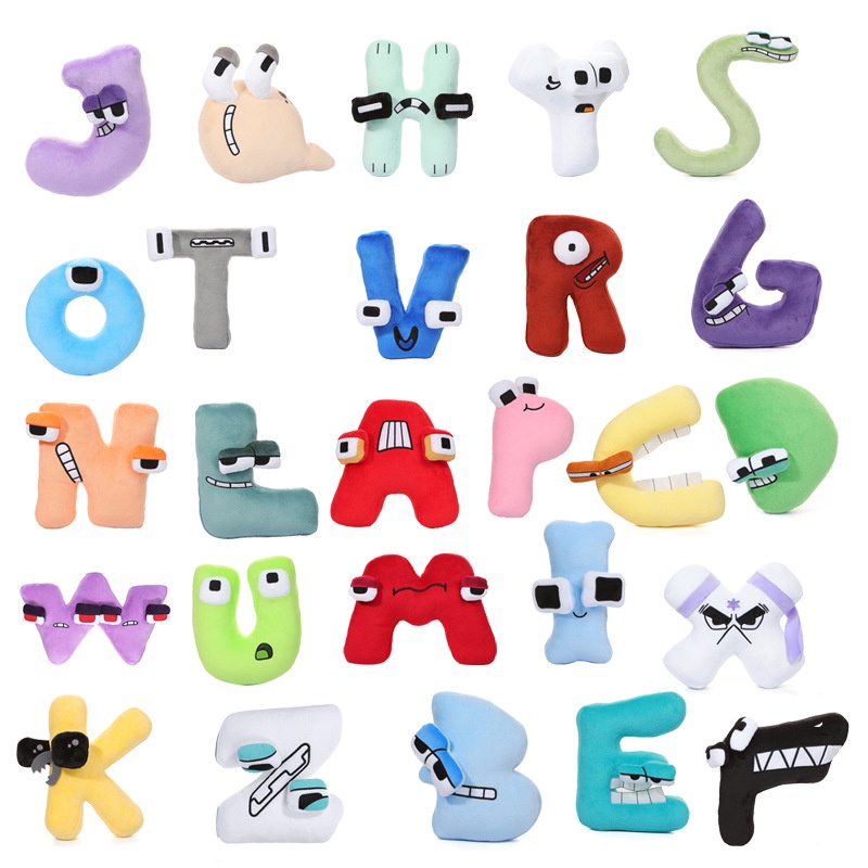 🔥CÓ SẴN🔥Bộ 26 Thú Bảng chữ cái tiếng việt Gấu bông, Nhồi Bông Alphabets Alphabet Lore, Gấu bông chữ cái gỗ nổi chữ và số cho bé làm quen với chữ cái và số