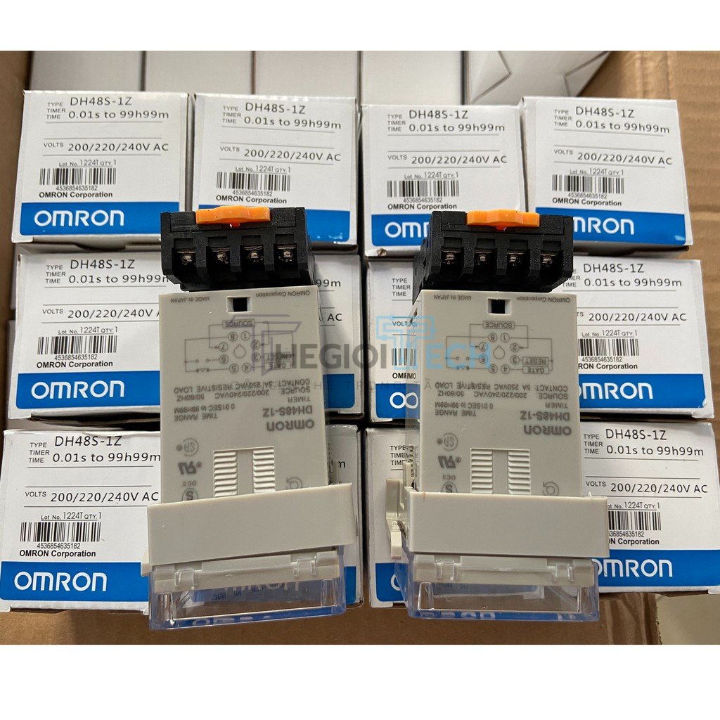 Rơle thời gian DH48S-1Z + đế 220V