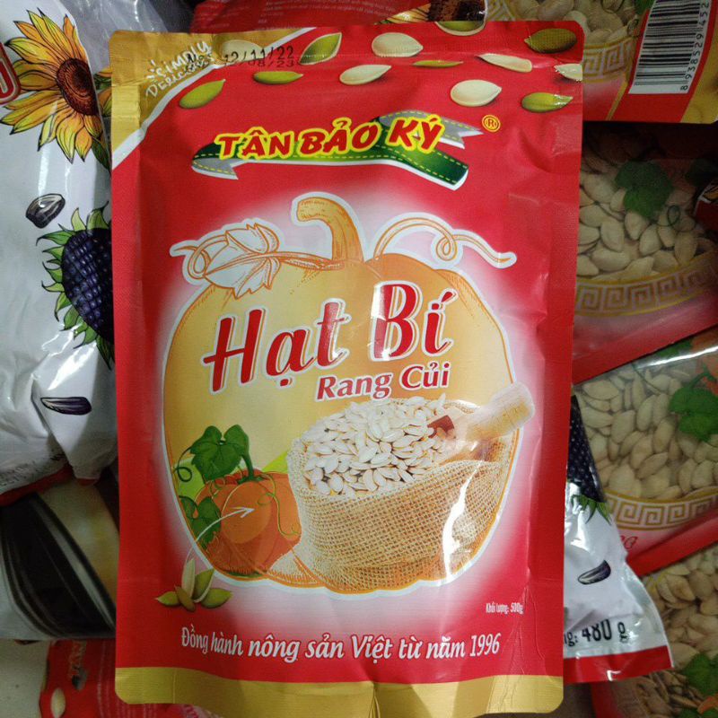 Hạt bí rang chín Tân Bảo Ký 500gr