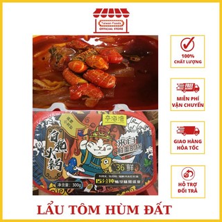 [BÃO SALE] Lẩu Tự Sôi Tôm Hùm Đất Siêu Ngon - Hộp To 300gr