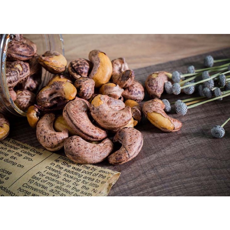 Hạt điều rang muối Bình Phước - Hạt điều cồ A - thơm giòn béo ngậy ít mặn - 250gr túi zip không hao cân