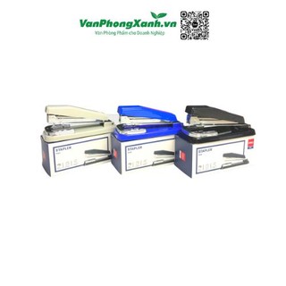 Dập ghim xoay chiều Deli 0414 (25 tờ, đạn 24/6) (Cái)