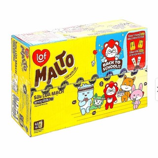 Thùng 48 hộp sữa lúa mạch hương socola LOF Malto 180ml