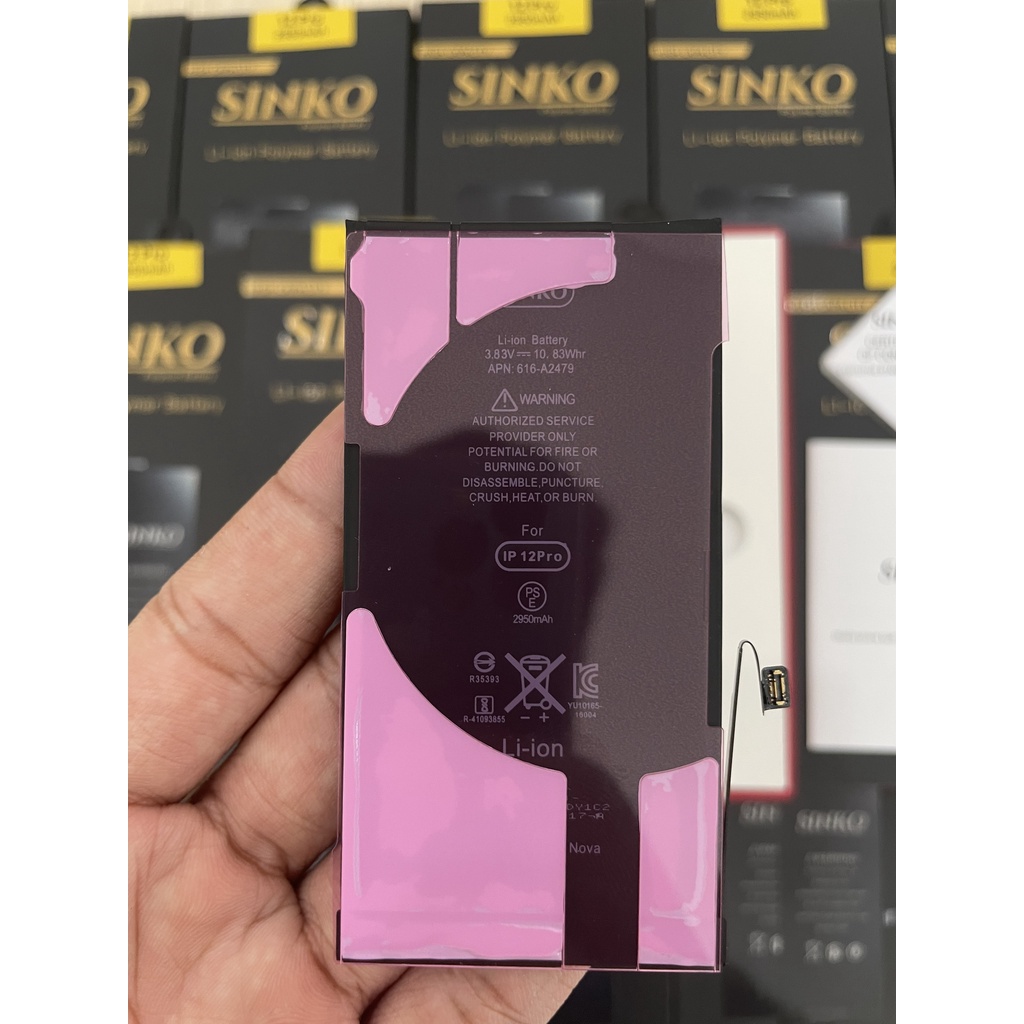PIN IP 12 PRO DUNG LƯỢNG CAO SINKO