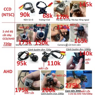 Camera cam lùi ccd và ahd giá sỉ
