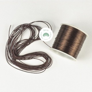 Dây thun chỉ, dây thun xỏ vòng, dây xâu vòng có Độ Co Giãn Cao - Duy Nhất màu NÂU