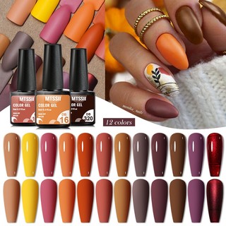 Sơn móng tay gel mtssii bộ sưu tập thu đông gel màu uv 6ml
