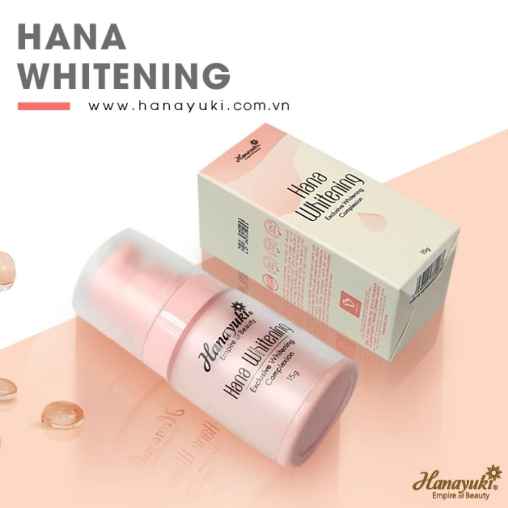 Serum Dưỡng Trắng Da Hanayuki Whitening, Hana Whitening Serum Dưỡng Ẩm Mờ Thâm Hanayuki Chính Hãng 30g