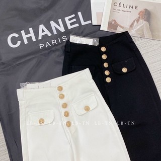 Quần skin co giãn cạp cao