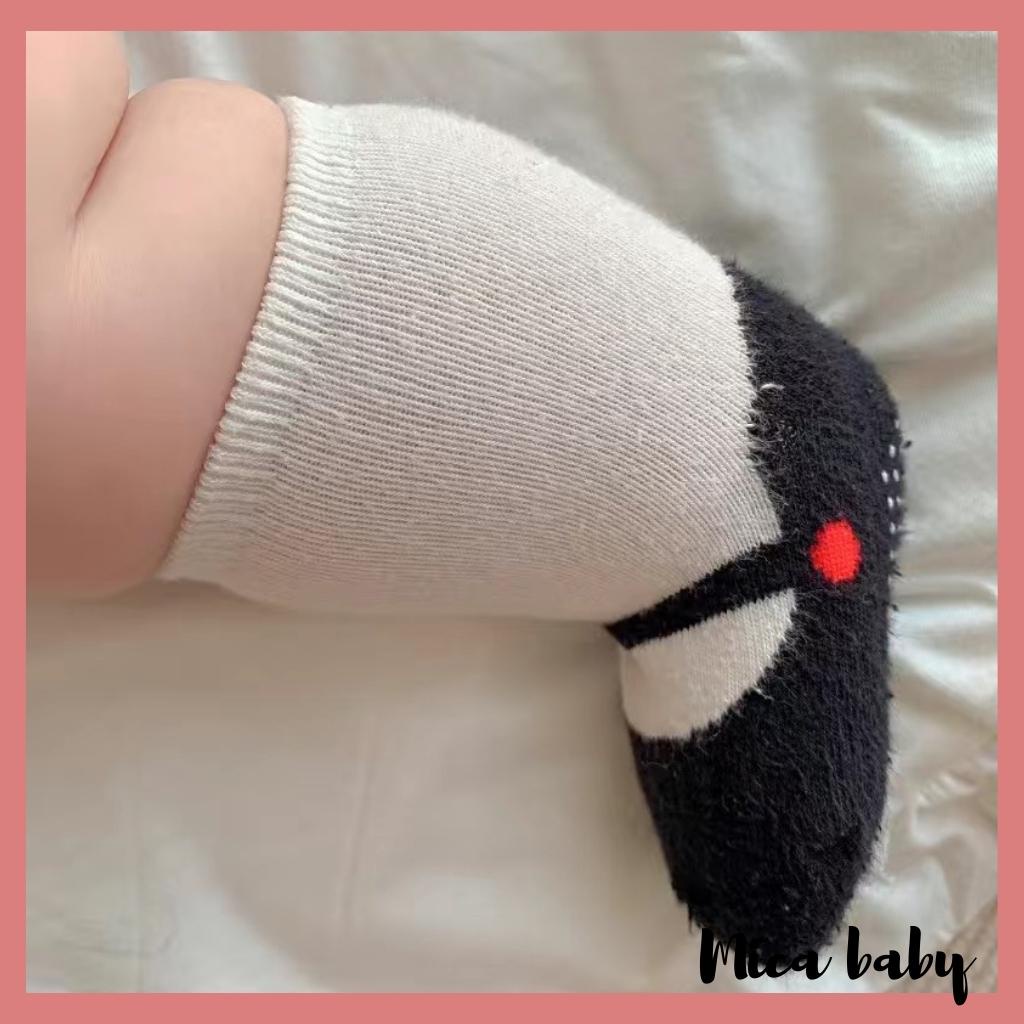 Tất vớ chống trơn trượt trẻ em kiểu dáng ba lê dễ thương cho bé T37 Mica baby
