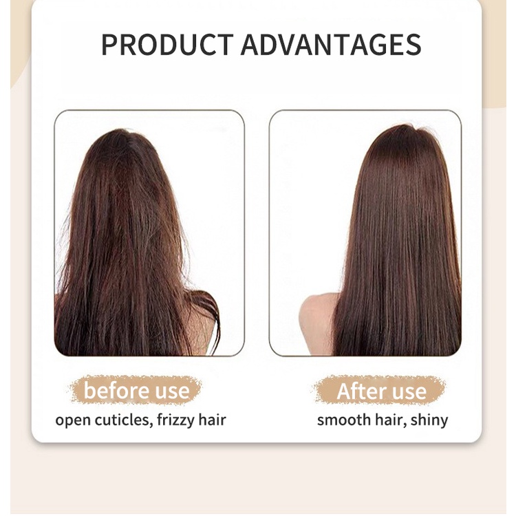 Lesa Cây tre lược đệm hơi lược chải tóc thẳng Lược túi khí massage