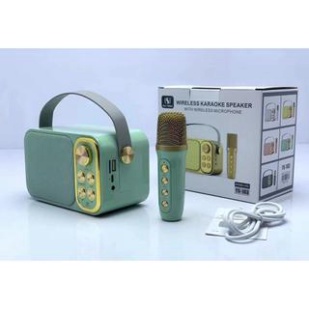 Loa karaoke YS-103 kèm 1 micro không dây kết nối Bluetooth Thẻ nhớ TF USB cổng AUX 3.5 nhỏ gọn âm thanh chất lượng
