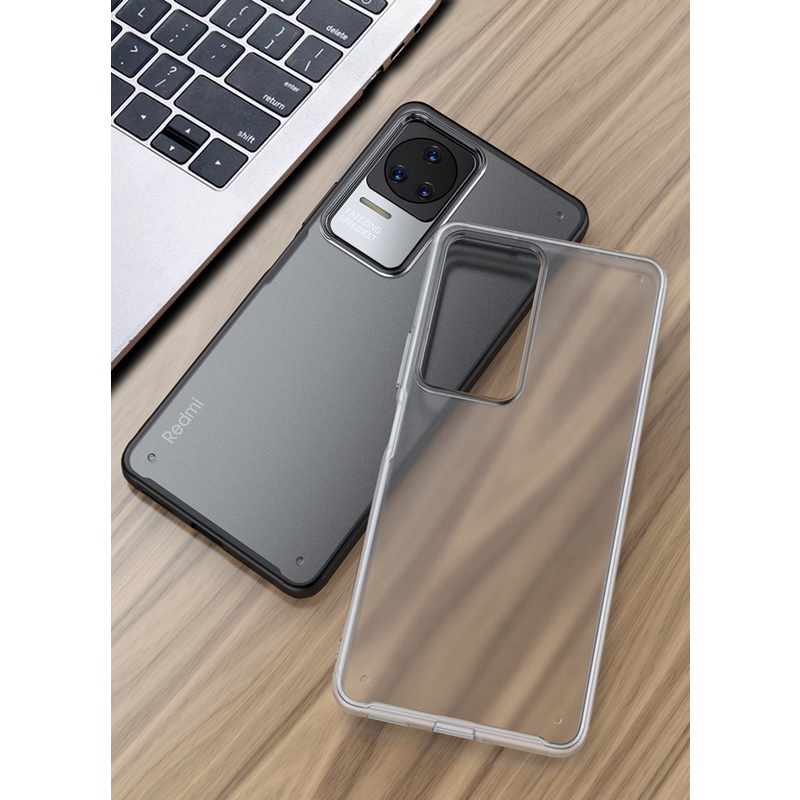 Ốp lưng cho Xiaomi Poco F4 - Redmi K40S, nhám viền màu WLONS - Hàng nhập khẩu