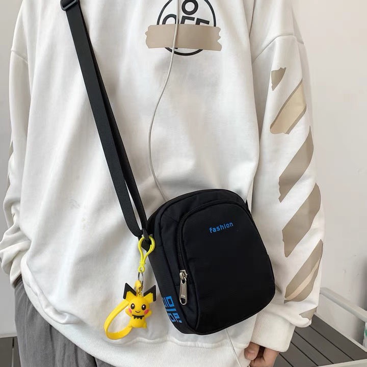 Túi Đeo Chéo Một Bên Vai Kích Thước Nhỏ Nhẹ Đơn Giản Hợp Thời Trang Phong Cách Nhật Bản Cho Nam Và Nữ