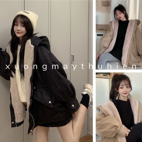 Áo khoác ngoài form rộng unisex phong cách trẻ trung xuongmaythuhien