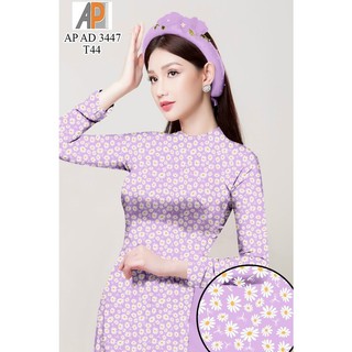 Vải may áo dài cúc họa mi