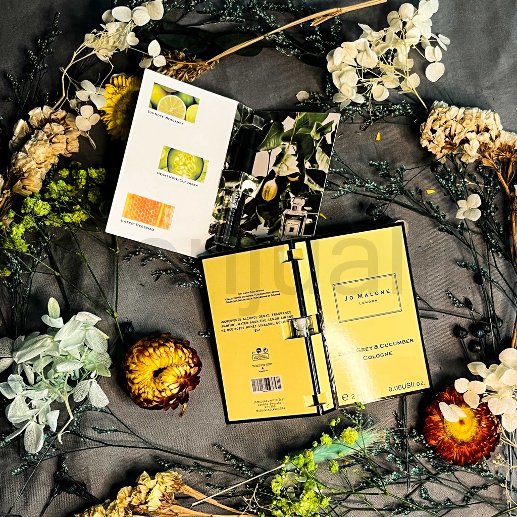 Chai nước hoa trung tính 2ml - Jo Malone Earl Grey & Cucumber