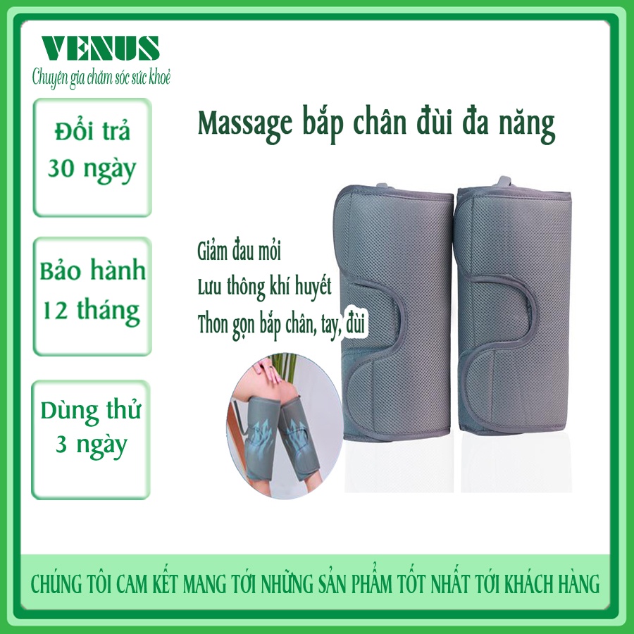 Máy massage bắp chân tay đùi giúp lưu thông khí huyết giảm đau mỏi tê bì, máy mát xa giảm mỡ thon gọn đùi bắp chân