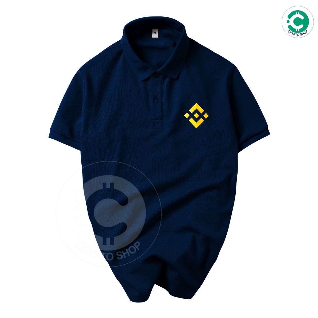 Áo Polo Binance, crypto, bitcoin