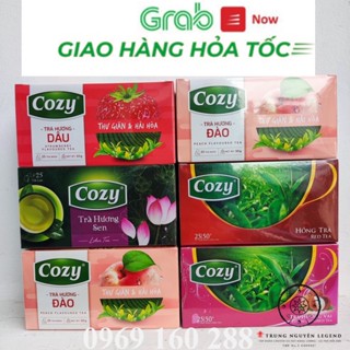 TRÀ COZY TÚI LỌC HƯƠNG DÂU - ĐÀO - BẠC HÀ  - SEN - NHÀI