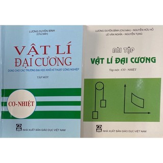 Sách - combo sách: vật lí đại cương tập 1 - cơ nhiệt + bài tập vật lí đại cương tập 1 - cơ nhiệt