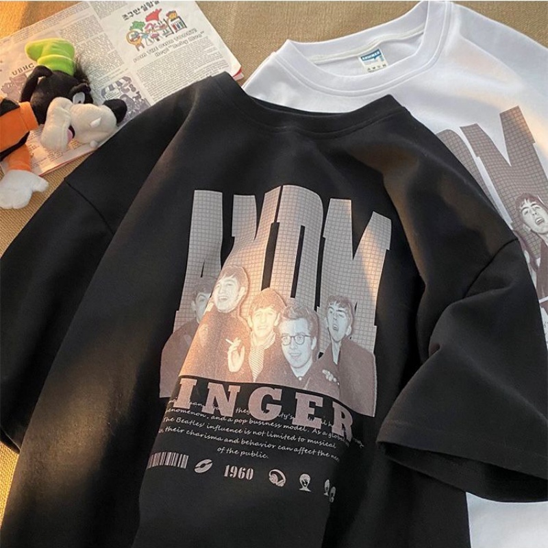 Áo Thun Nam Tay Ngắn In Hình Hoạt Hình Thời Trang size M-8XL