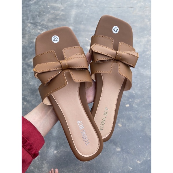 Dép chữ H nơ bigsize 40- TOROSHOES
