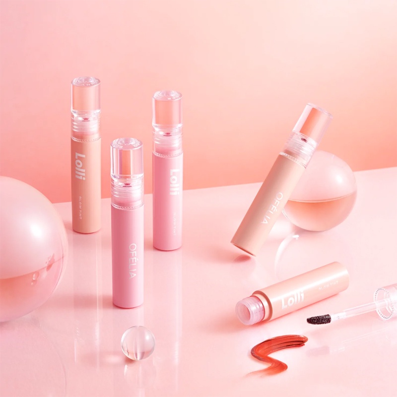 Son Tint Bóng, Lâu Trôi Cho Đôi Môi Căng Mọng Ofélia Lolli Glow Tint 3.9g