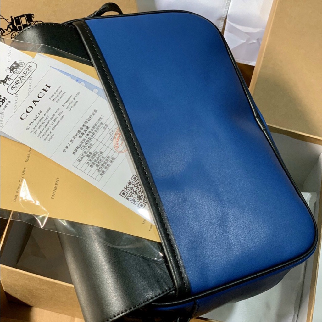 Túi đeo chéo nam Coac nắp gập khóa gài fullbox size 30