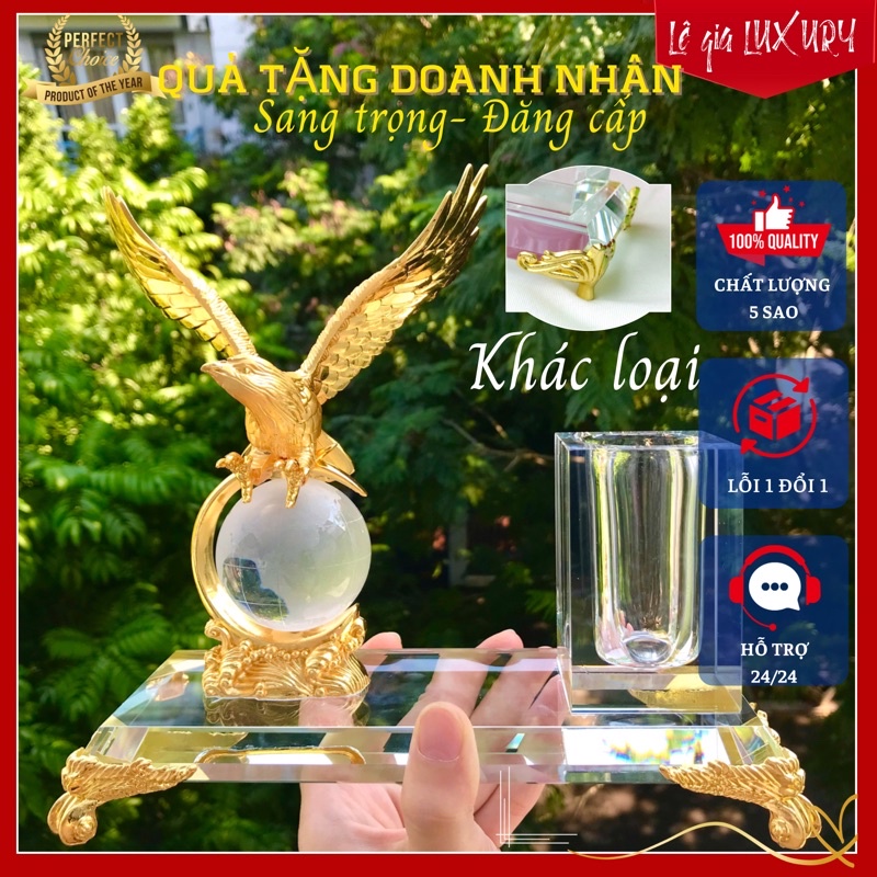 ( Tặng bút kí+ đèn pin uv) Hộp đựng bút Đại bàng, Hộp đựng bút Doanh Nhân, Hộp đựng bút Pha Lê Cao Cấp