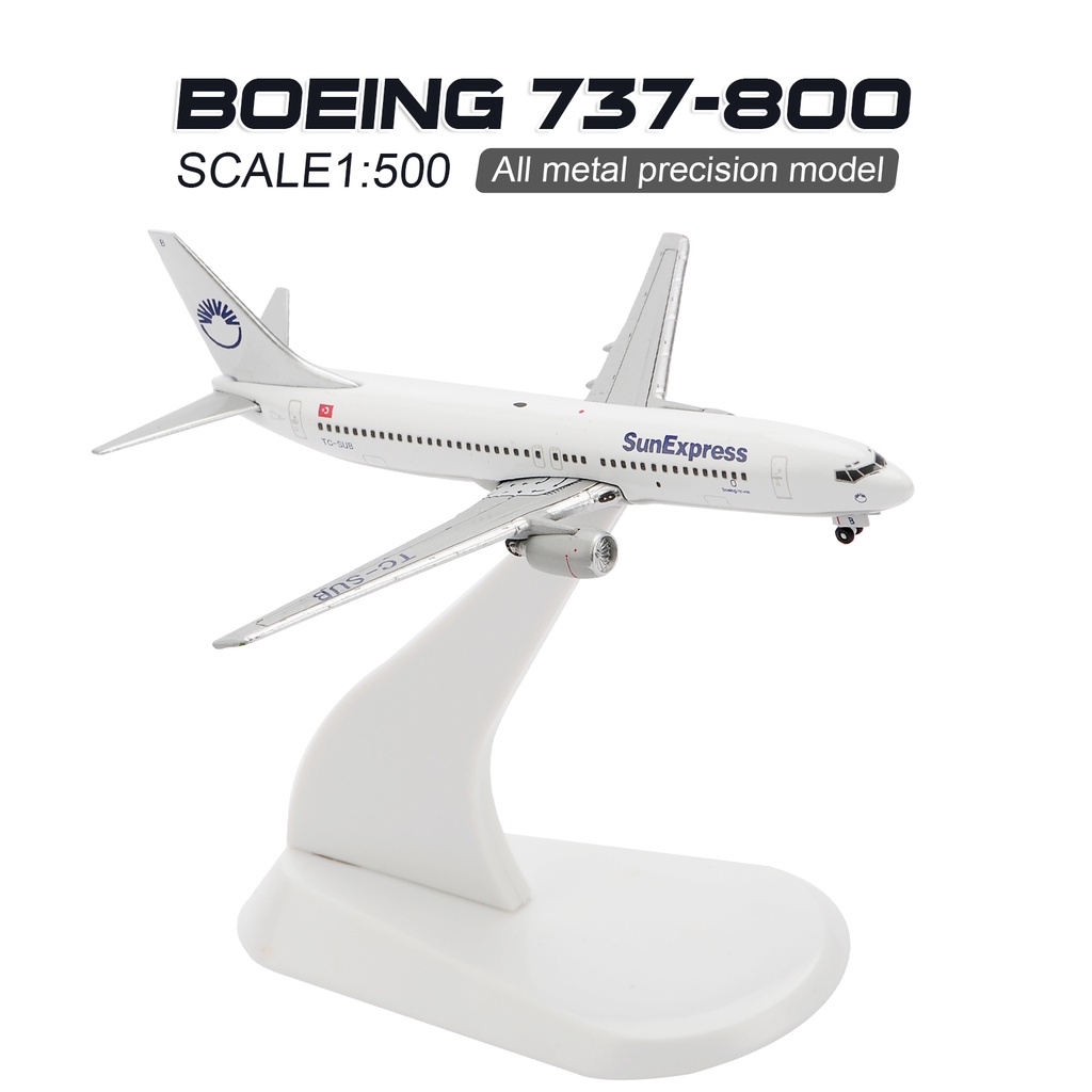 Mô Hình Máy Bay Airbus Boeing 737-800 Tỉ Lệ 1: 500