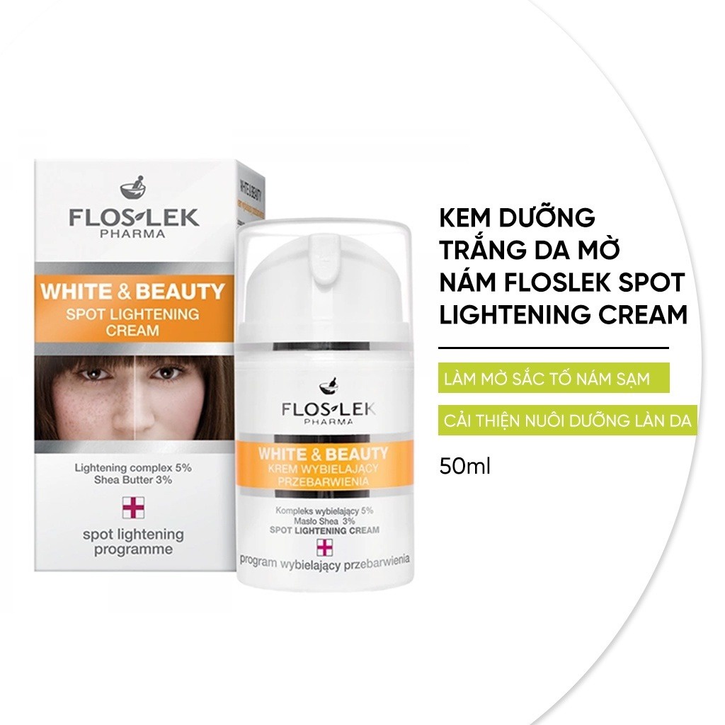 Kem dưỡng trắng và mờ nám FLOSLEK Spot Lightening Cream 50ml - AJA'S SKINLAB