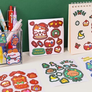[Sỉ 1k] Tấm Sticker Giáng Sinh 10x10cm