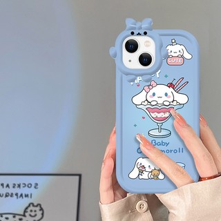 Ốp Điện Thoại Trong Suốt Họa Tiết Quái Vật / Thỏ / Quái Vật 3D Bảo Vệ Lens Cho iPhone 11 12 Pro Max 7 8 Plus