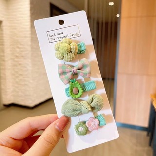 set cặp nơ 5 chi tiết