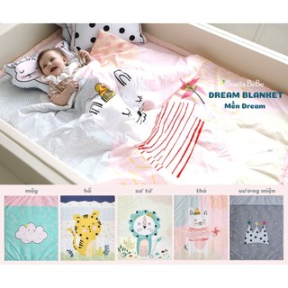 Chăn/ Mền chần bông Dream thích hợp 4 mùa cho bé nhập khẩu Bonitabebe Hàn Quốc