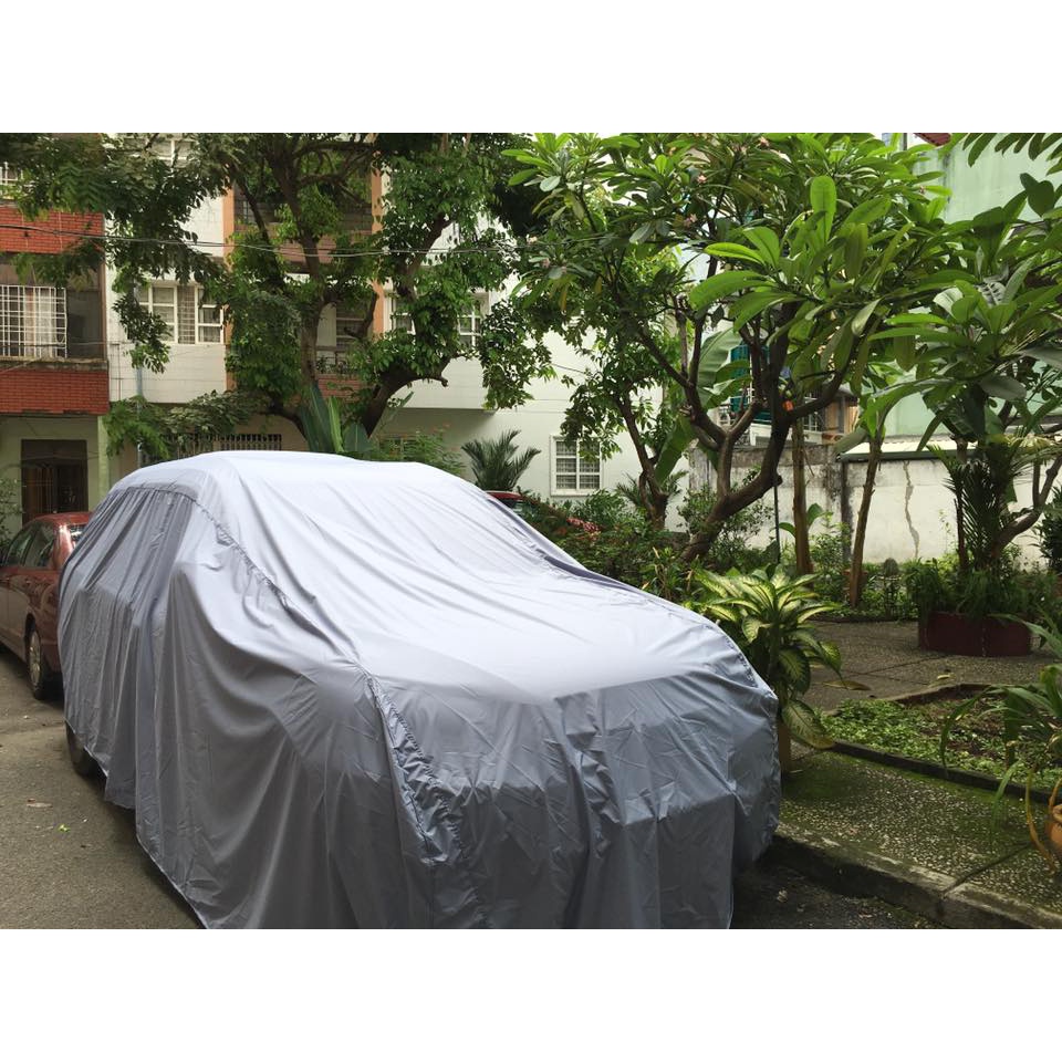 Bạt phủ ô tô Mercedes E250 - E300 vải dù cán da cao cấp che nắng, chống mưa, chống gió và chống bụi bẩn, áo trùm xe