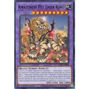 Thẻ bài yugioh amazoness pet liger king - dabl-en098 - common 1st edition