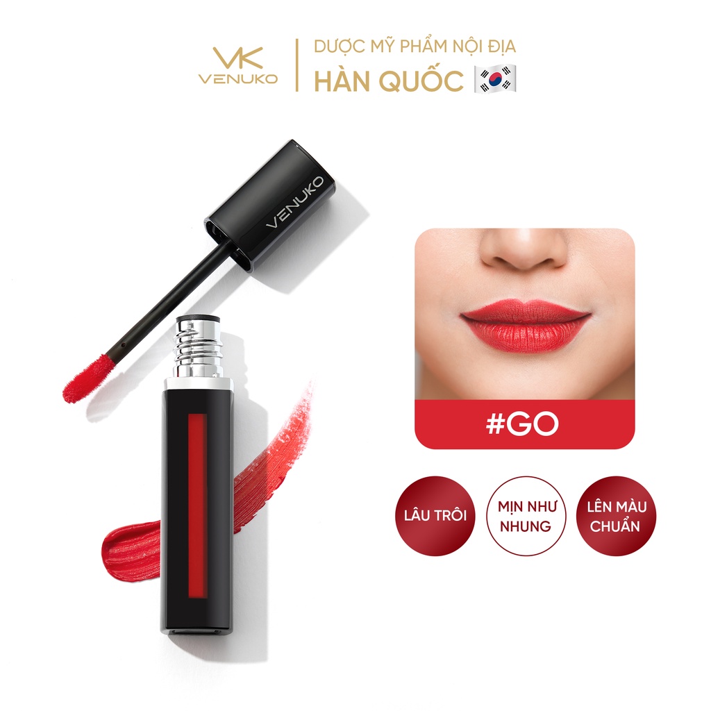 Son Venuko Tint 5ml màu đỏ nhung - GO