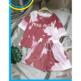 Set đùi loang quảng châu, thun quảng châu, quần có túi