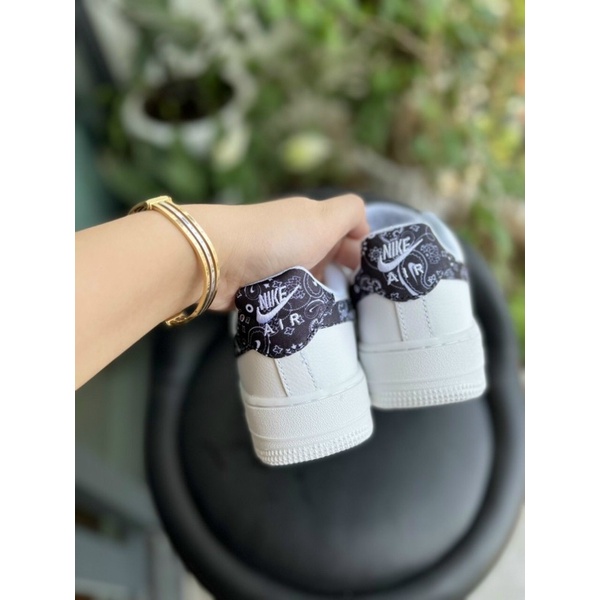 GIÀY AF1 VỆT XANH HOA VẮN MỚI FULL BOX