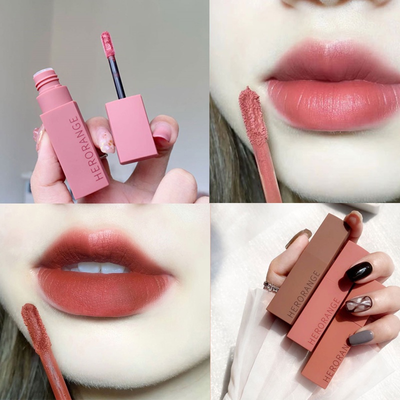 Son kem lì / Son Kem Màu Nhung Lì Không Dễ Phai HERORANGE