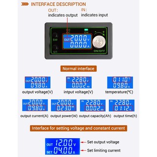 100V 1000W High Power DC Step-Down Constant Voltage Constant Current MPPT Solar Charging Power Supply Step-Down Module
