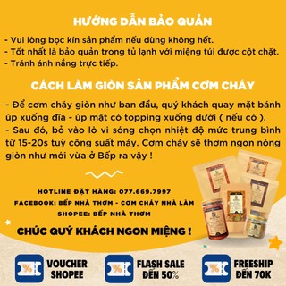 CƠM CHÁY MẮM TỎI 200G - BẾP NHÀ THƠM
