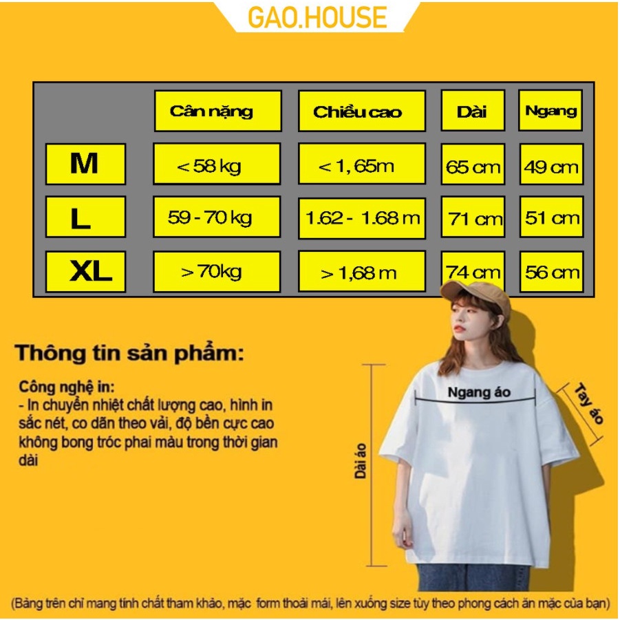 Áo thun nam nữ tay lỡ oversize, cotton phong cách unisex form rộng tay ngắn