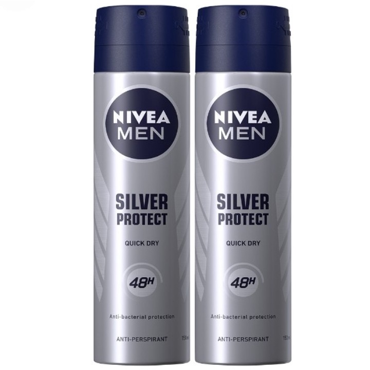 Xịt Khử Mùi NIVEA MEN Hương Thơm Nam Tính Giảm Tiết Mồ Hôi Ngăn Mùi Hiệu Quả
