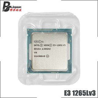 Intel xeon e3-1265l v3 e3 1265lv3 e3 1265l v3 bộ xử lý cpu lõi tứ 2,5 ghz l3 = 8m 45w lga 1150