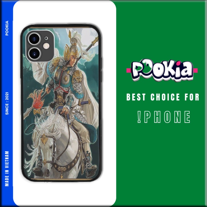 Ốp Lưng hình Triệu tử long cưỡi bạch mã pookia cho iphone 6 7 8 Plus 11 12 Pro Max X Xr MYS2022012từ