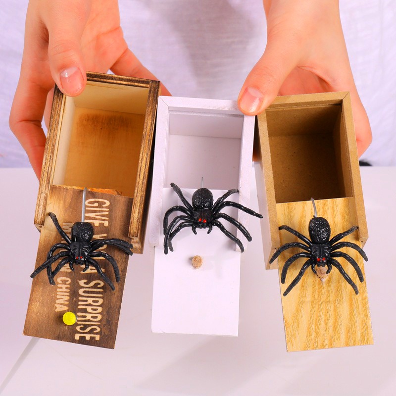 Hộp Gỗ Biến Ra Con Vật ngẫu nhiên, Đồ Chơi Troll Vui Nhộn, Hù Dọa Ngày Halloween, Sáng Tạo, Thông Minh Cho Bé